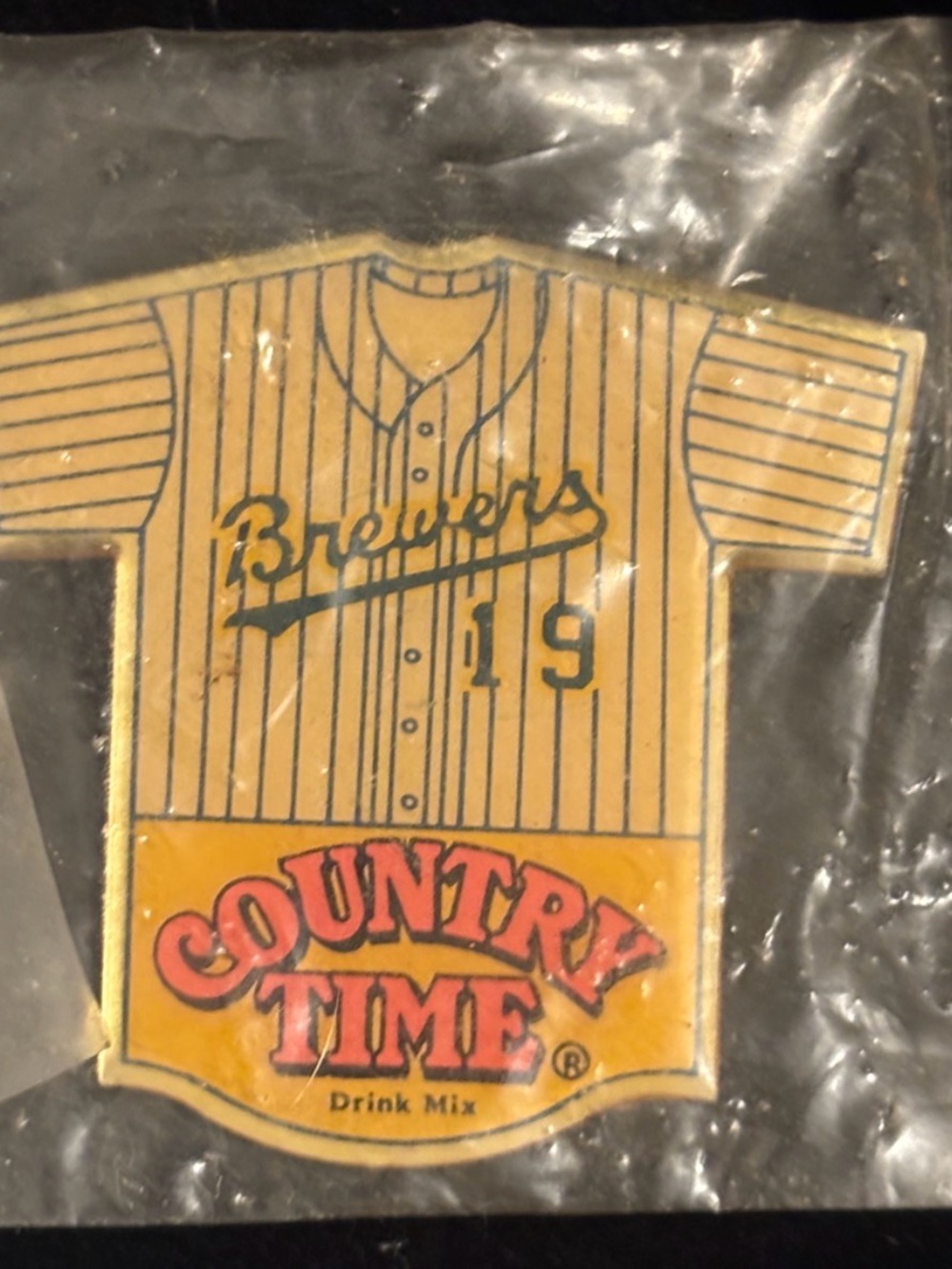 Brewers Yellow Pin-Up Kids Shirt Ornament